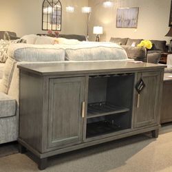 Grey TV Stand Or Buffet NEW