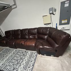 Brown Leather couch