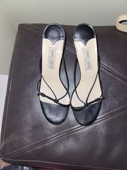 Black Jimmy Choo Strapped Sandal