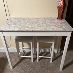 Dining Table With Stools