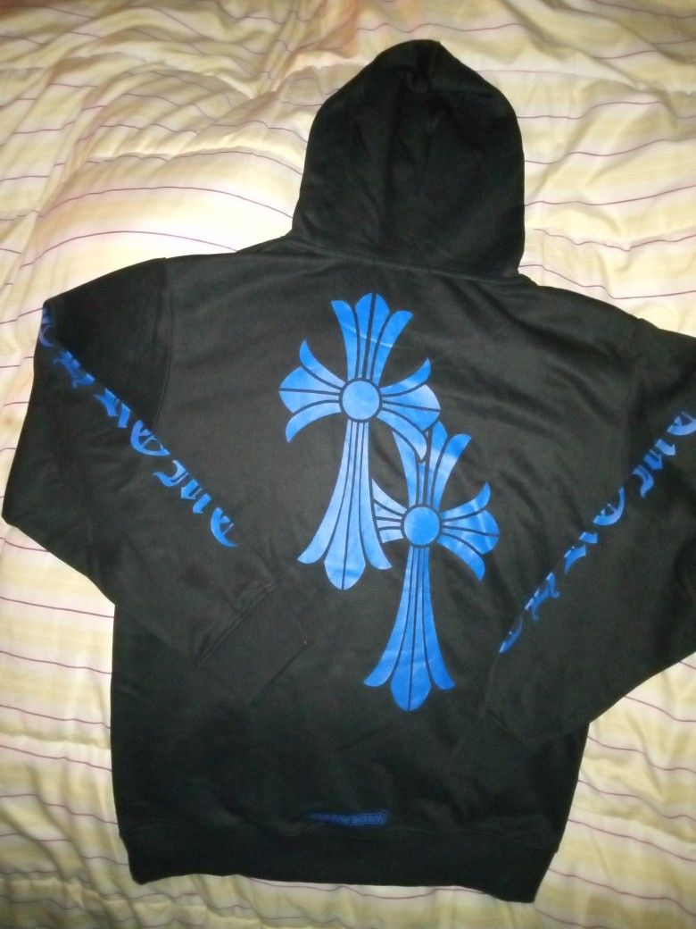 Chrome Hearts Hoodie Blue