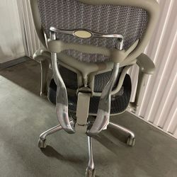 Modern Office Chair - Silver Grey