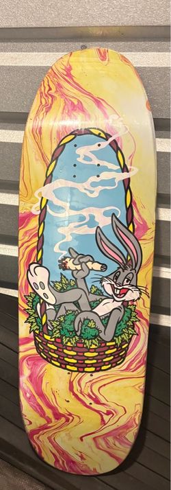 RARE Hydro Dipped Todd Bratrud 420 Nuggz Bugs Bunny Strangelove Skateboard Deck