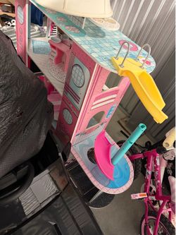 LOL dollhouse, airplane and camper