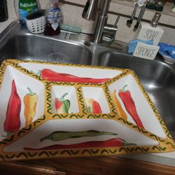 Ex Larg Heavy Ceramic Made Server Tray Etc 7 Firm Look My Post Tons Deals