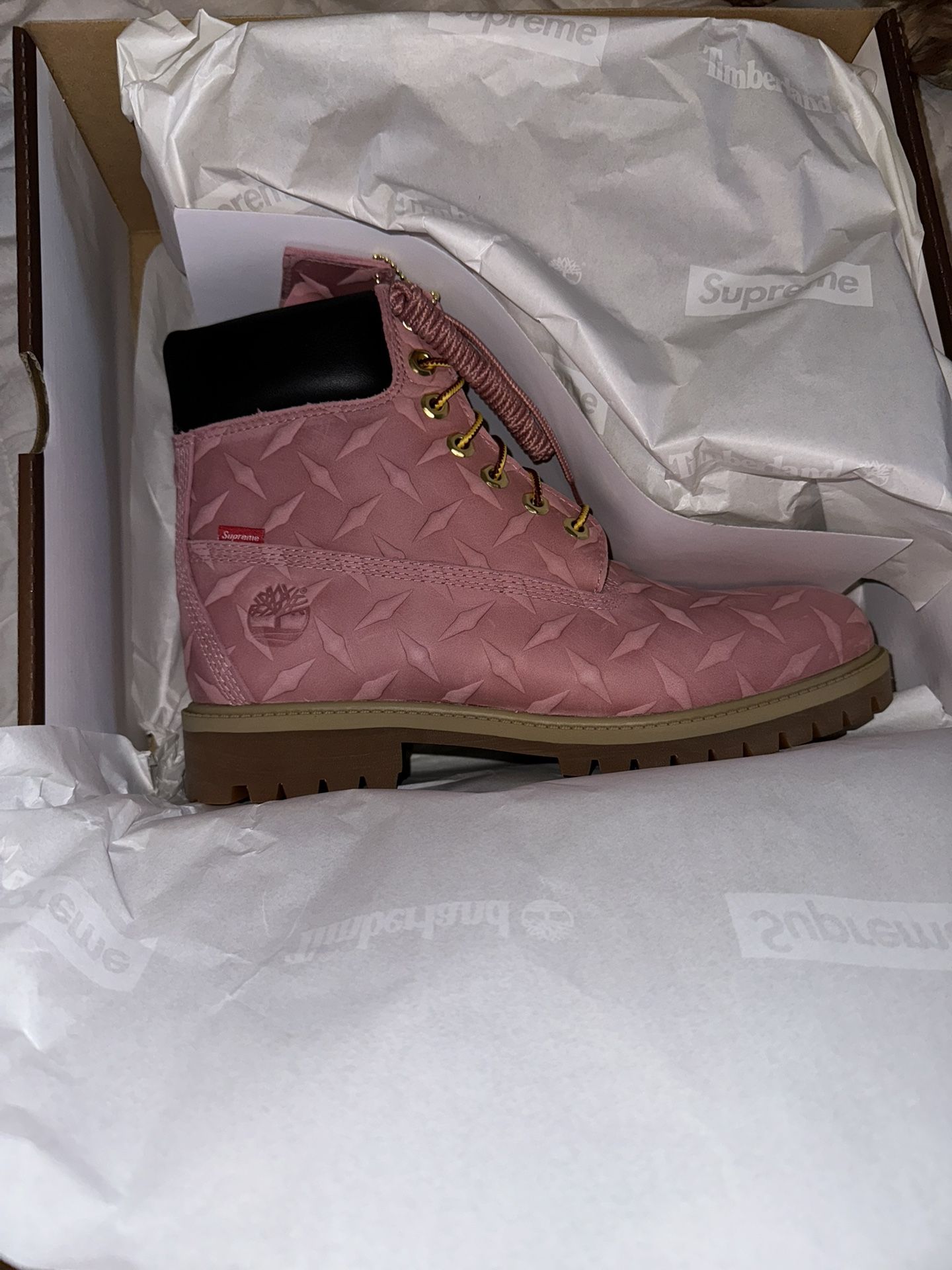 Supreme X Timberland Pink Boot 6inch