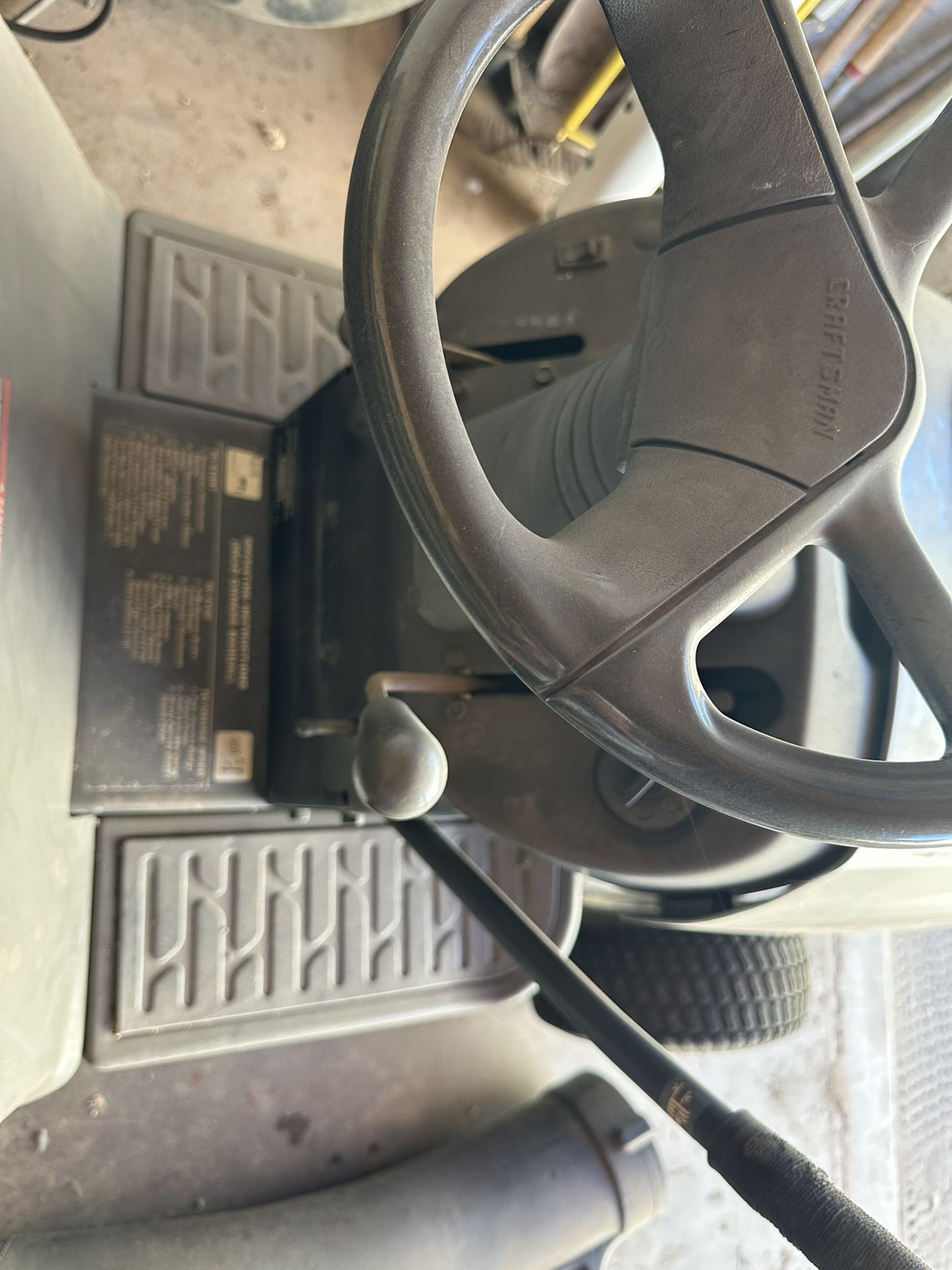 Craftsman Riding 42" Deck Mower Trailer LT1000 Almost New Tires Runs Dependable Good Condition Trailer