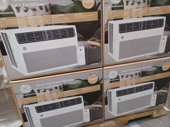 GET new ac's with warranty.  14000btu windows ac's by GE smart WiFi.  Complete Set new.