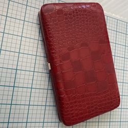Red Wallet/Clutch Style Wallet