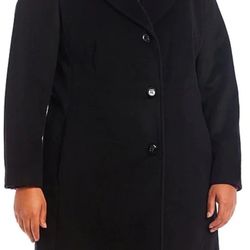 Black Anne Klein Coat