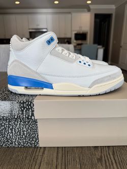 Air Jordan 3 Summit White/Hydrogen Blue