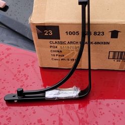 Decorative Wall Brackets And Glass Shelves