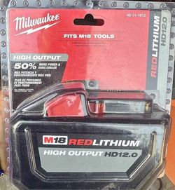 New Baterrie Milwalkee 12 Ah