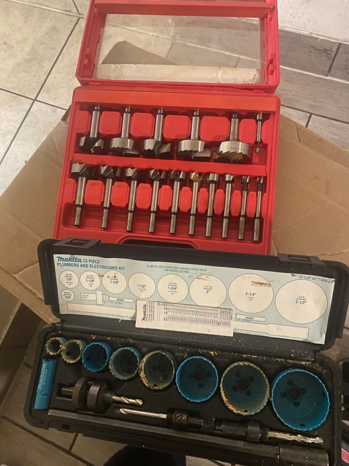 Makita 13 pc plumber-hickory woodworking