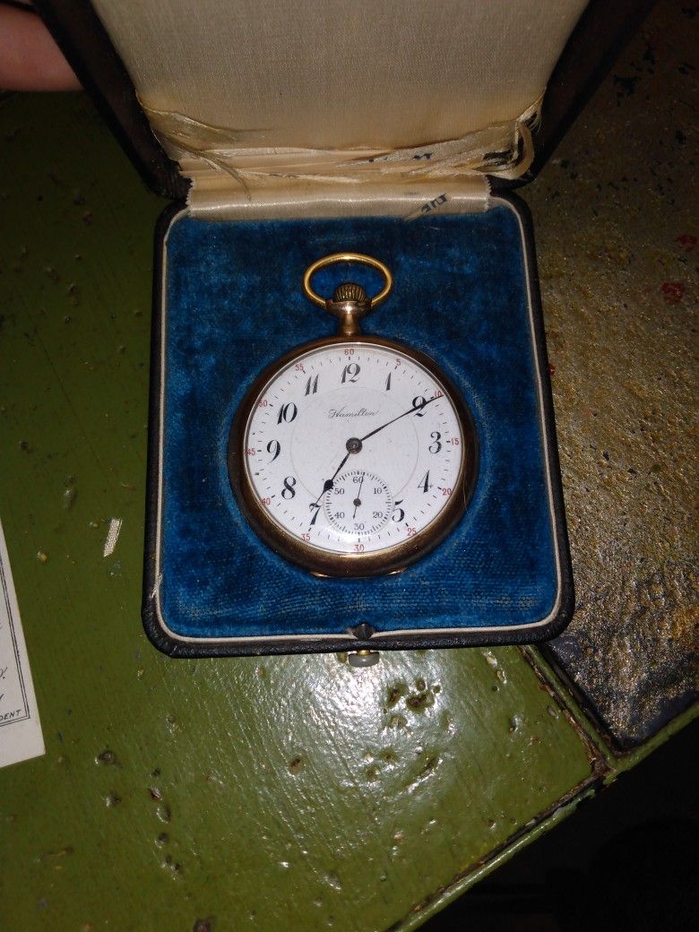 1917 Gold Hamilton Watch