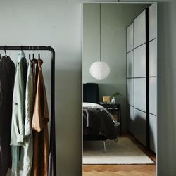Hovet Aluminum Large Mirrors Width: 30 3/4 " Height: 77 1/8 "
