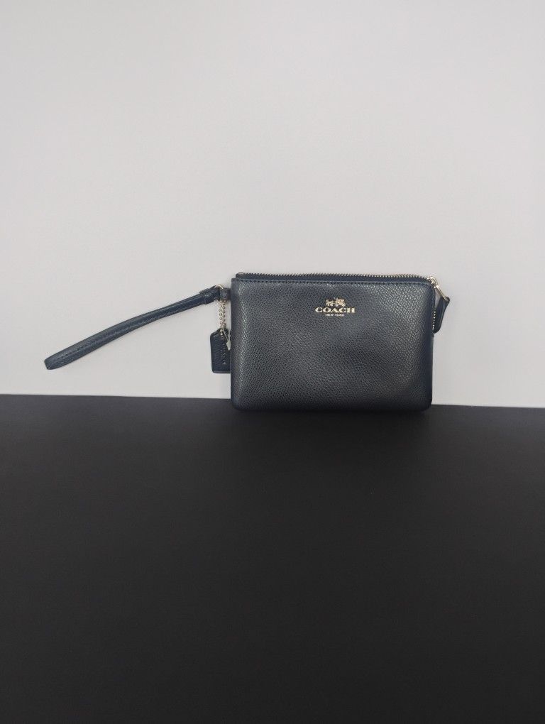 Coach New York - ID & Cellular Pouch - Dark Blue.