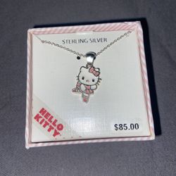 Hello Kitty Silver Necklace 