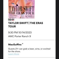 Taylor Swift 10/13 Porter Ranch Amc