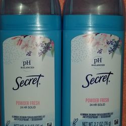 Secret Deodorants 