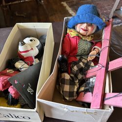 Vintage Disney marionette -sold as set 