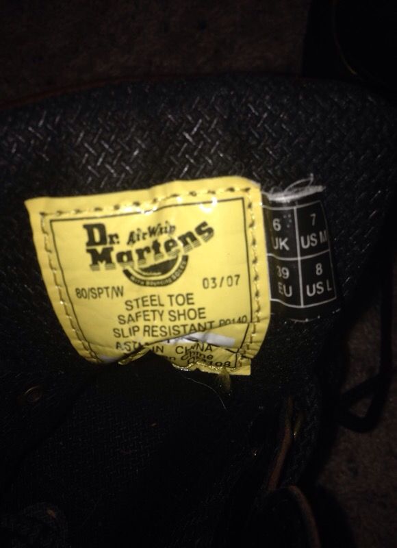 Dr. AirWair Martens safety shoes female