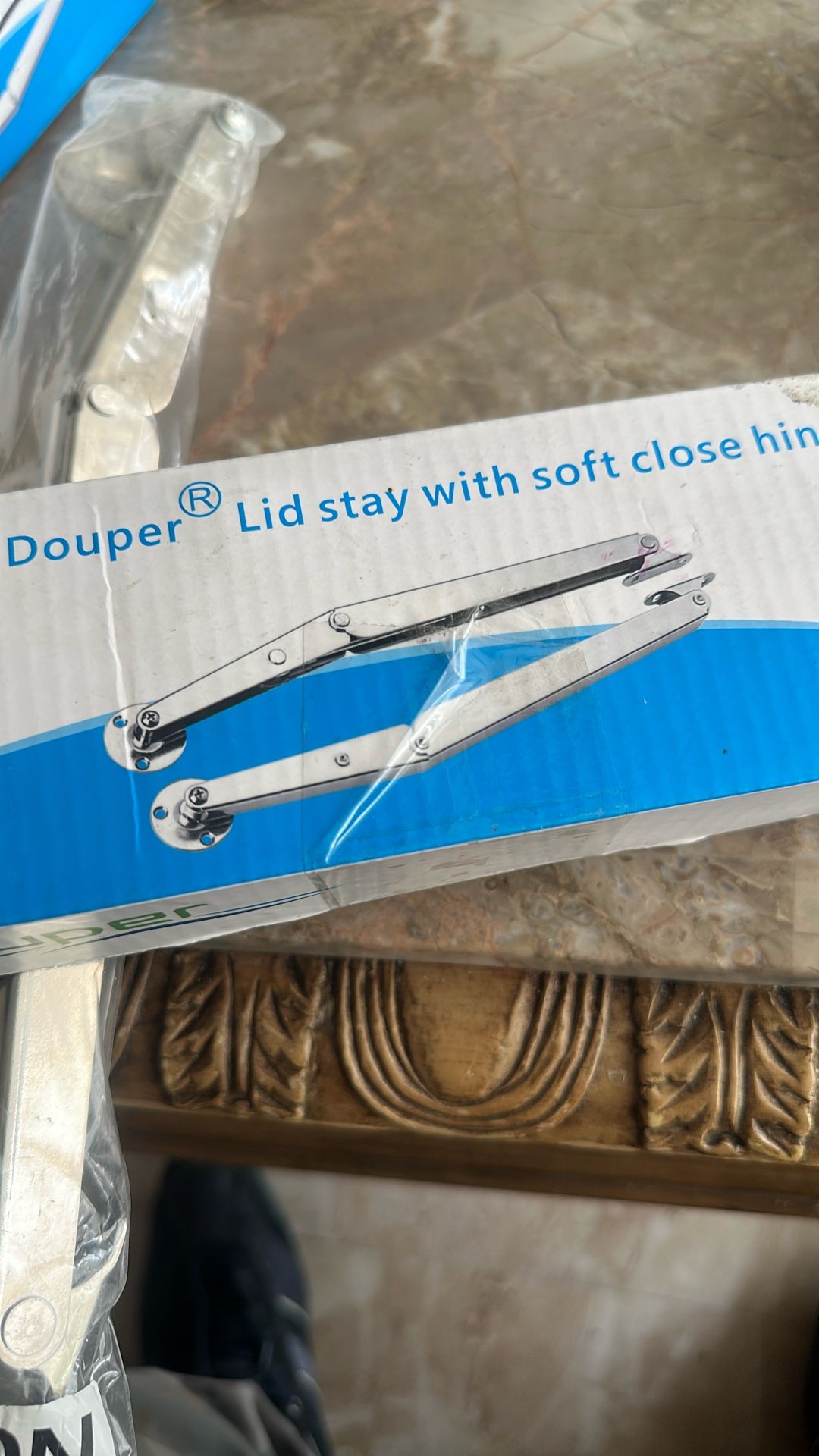 Douper 200N Gas Struts Heavy Duty Soft Close Lid Support Hinges