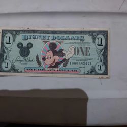 1990 Disney Dollar.