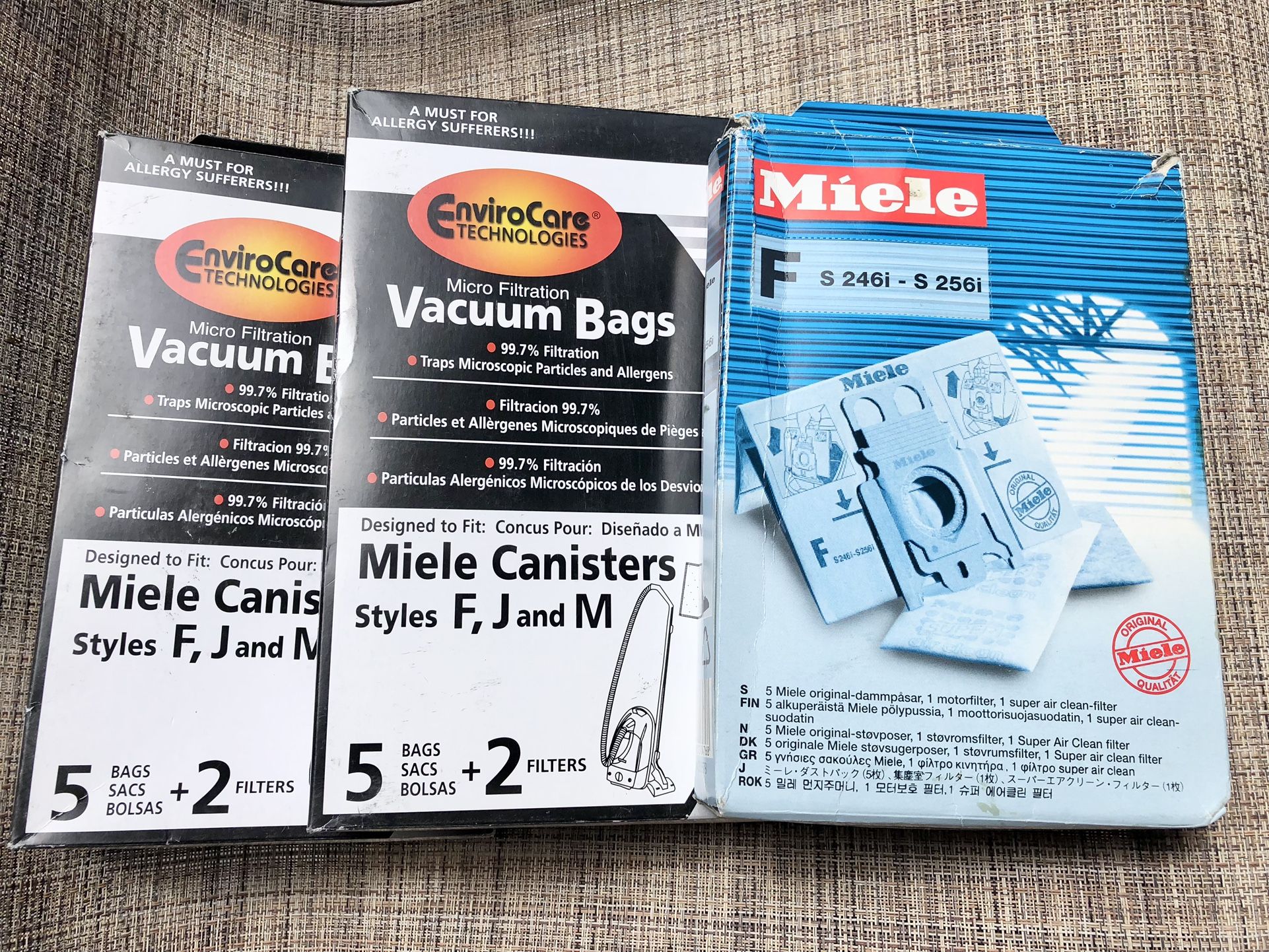Bunch Of Vintage F J M H C Vacuum Bags / Filters