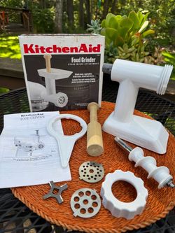 KitchenAid food grinder stand mixer attachment
