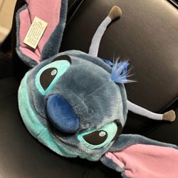 Rare Disney Store Lilo Stitch Head Plush Back Pack Backpack Bag Huge 25" Wide