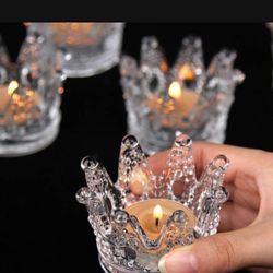 Cute Small Crown Candle Holder $5 Each 