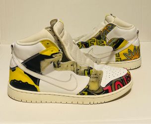 Nike De La Soul SB Dunk shoes high size 13