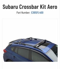 Subaru Crossbar Kit Aero E361SFL400