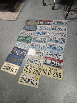 Vintage plates