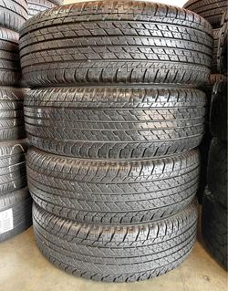 245/60/20 Yokohama vendo un set de llantas usadas excelente condiciones de vida las 4 ✅🤩I am selling a set of used tires, all 4 in excellent living c