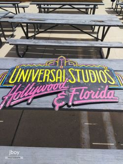 Universal Studios Hollywood & Florida Vintage Sign
