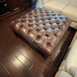 Leather Coffee Table