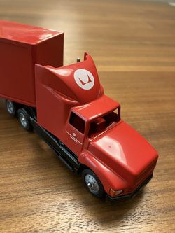 Winross, Herman Miller “Work Play” Diecast Red Semi Truck
