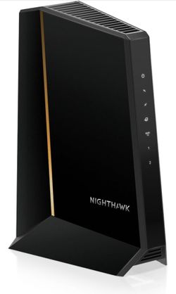 NETGEAR CM3000-100NAR Nighthawk CM3000 DOCSIS 3.1 Mid/high-Split Cable Modem, Up to 2.5Gbps, Black - Certified Refurbished