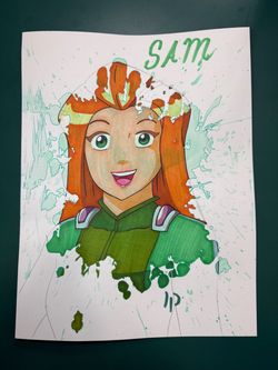 Splash Art: Sam Totally Spies