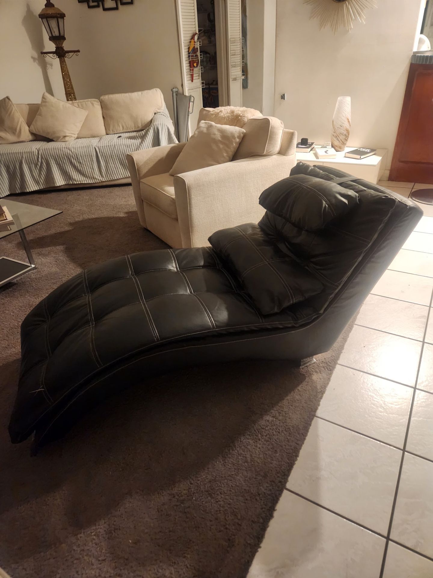Dope black sofa