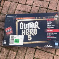 Guitar Hero 5 Guitar Kit For PlayStation 2