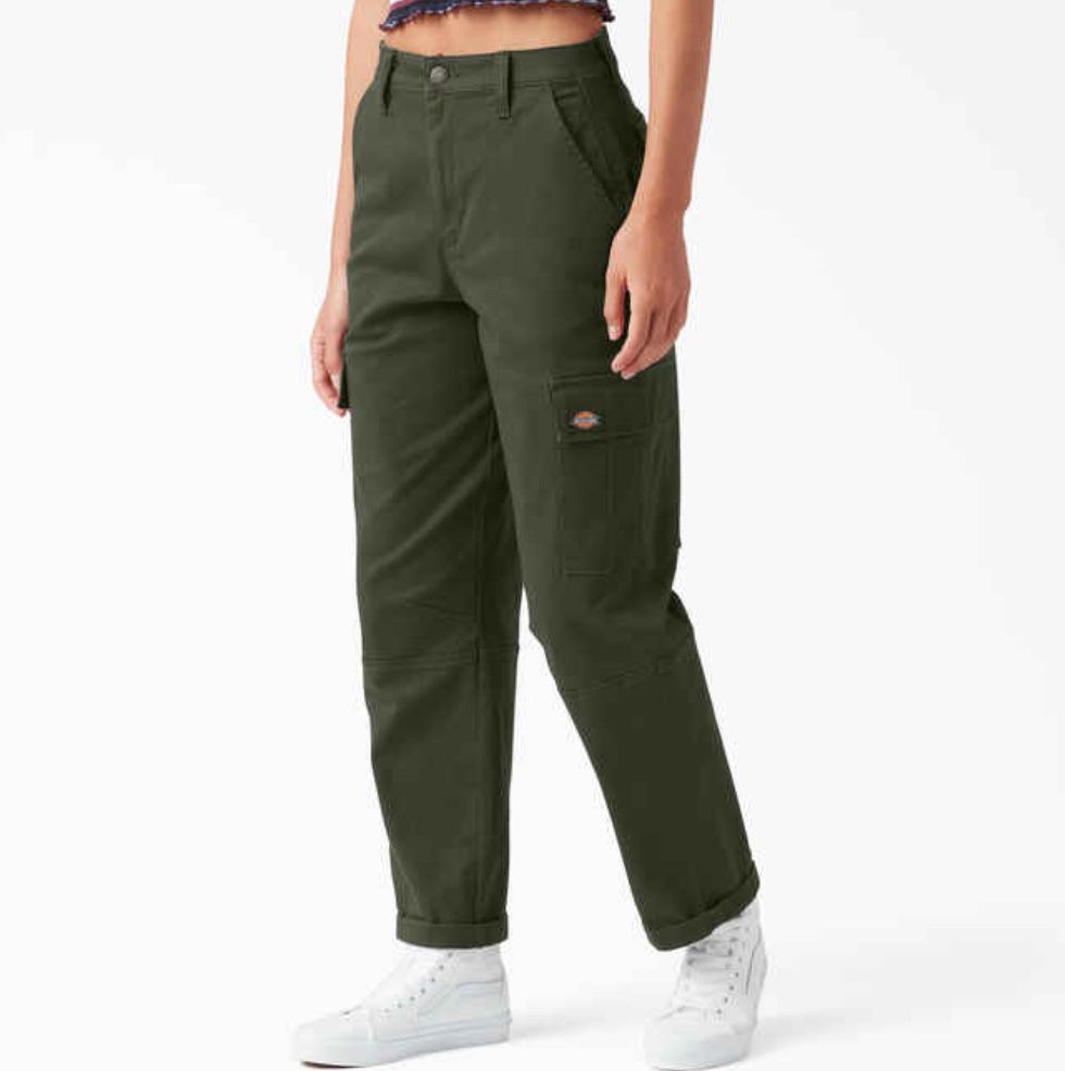 Dickies Women's Relaxed Fit Cropped Cargo Pants