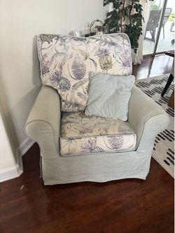 Pottery Barn swivel and rocker