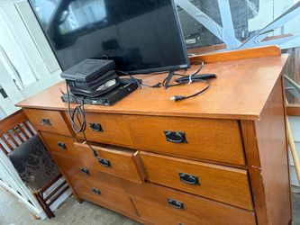 Dresser + brand new costco tv