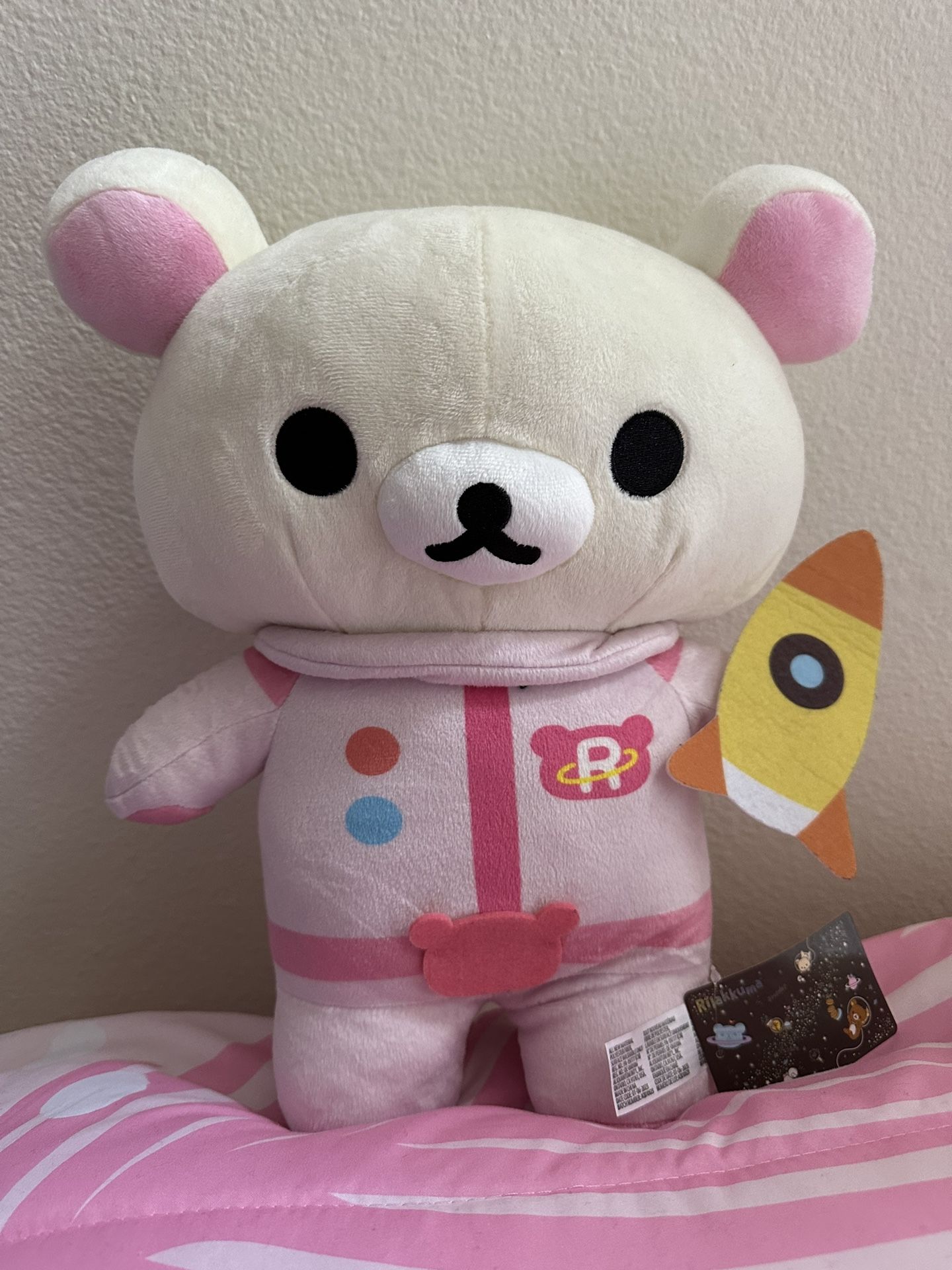 Rilakkuma Plushie, Pink Astronaut Theme