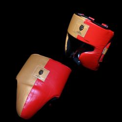 Boxing Head Gear And Cup