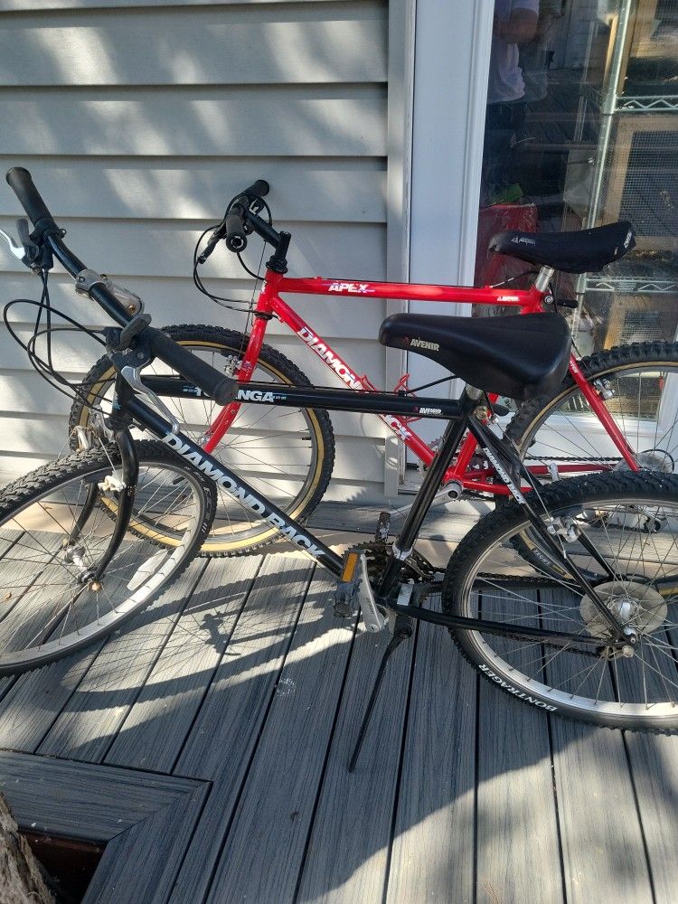 Pair Of Diamond Back Mountain Bikes