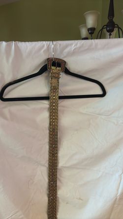 Rhinestone Studded Western Belt